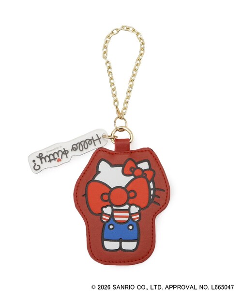 SHOO・LA・RUE(シューラルー)の「【HELLO KITTY コラボ】ミラーチャーム(チャーム・レディース・ワインレッド/ブラック・00)」の1枚目の写真