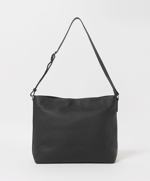 UNITED ARROWS(ユナイテッドアローズ)の「レザー ショルダー バッグ(ショルダーバッグ・メンズ・ダークブラウン/ブラック・FREE)」の1枚目の写真