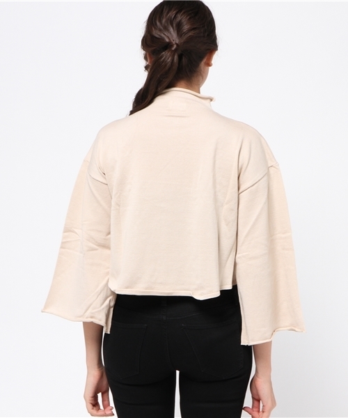 merry jenny（メリージェニー）の「フレアレースアップニット（ニット/セーター・レディース・ピンク/ベージュ/ブラック・FREE）」の6枚目の写真