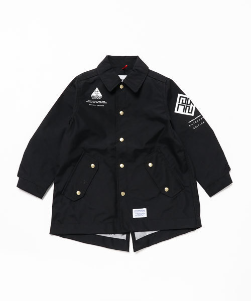 GROOVY COLORS（グルービーカラーズ）の「ブリザテックマウンテンコート（マウンテンパーカー・キッズ・ブラック/ベージュ・110/140/120/100/130）」の11枚目の写真