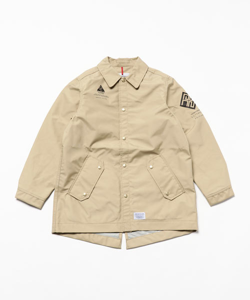 GROOVY COLORS（グルービーカラーズ）の「ブリザテックマウンテンコート（マウンテンパーカー・キッズ・ブラック/ベージュ・110/140/120/100/130）」の2枚目の写真