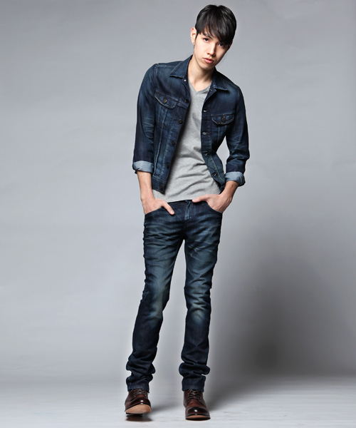 AMERICAN RAG CIE（アメリカンラグシー）の「LEE×AMERICANRAGCIE スリムデニム （111-LEJ-98313-226）∴（デニムパンツ・メンズ・インディゴブルー・31inch/34inch/28inch/30inch/32inch/33inch/29inch）」の9枚目の写真