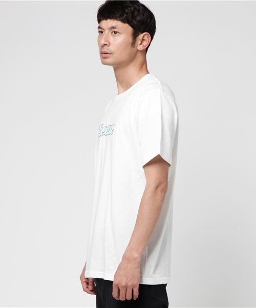 WEGO（ウィゴー）の「WEGO/チェッカーロゴTシャツ（Tシャツ/カットソー・メンズ・ホワイト/ブラック・MEDIUM/LARGE）」の19枚目の写真