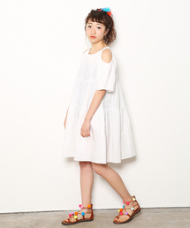 RODEO CROWNS WIDE BOWL | コットン ローン オフショルワンピース(ワンピース)