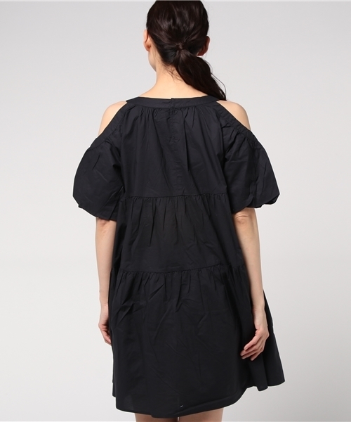 RODEO CROWNS WIDE BOWL（ロデオクラウンズワイドボウル）の「コットン ローン オフショルワンピース（ワンピース・レディース・レッド/オフホワイト/ブラック・FREE）」の12枚目の写真