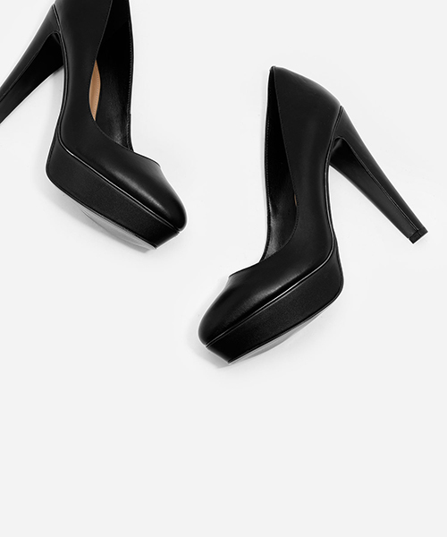 CHARLES & KEITH（チャールズ & キース）の「ベーシックプラットパンプス / BASIC PLATFORM PUMPS（パンプス・レディース・ブラック/ブラウン系その他/パープル・22.5cm/23cm/24cm/23.5cm/24.5cm）」の4枚目の写真
