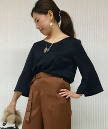 22 OCTOBRE | ◆シルク調ツイルセットアップブラウス【セットアップ対応商品】(シャツ/ブラウス)
