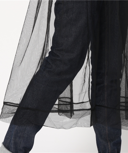 WEGO(ウィゴー)の「WEGO/シアー刺繍ロングワンピース(ワンピース・レディース・ブラック/ホワイト・FREE)」の8枚目の写真