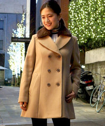 キャメル に該当するレディースのピーコート一覧 Wear
