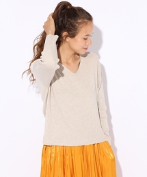 niko and... | ビスナイロンVリブプルオーバー【niko and ...】(ニット/セーター)