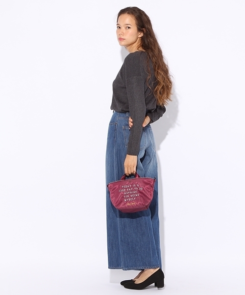 niko and...（ニコアンド）の「ビスナイロンVリブプルオーバー【niko and ...】（ニット/セーター・レディース・パープル/ベージュ/チャコール/ピンク・MEDIUM/LARGE）」の21枚目の写真