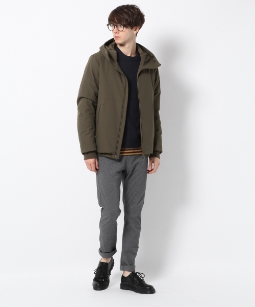 GLOBAL WORK（グローバルワーク）の「ストレッチブークレニットプルオーバー/767719（ニット/セーター・メンズ・ベージュ/ダークブラウン/ダークグレー/カーキ/グレー/ブルー/レッド/イエロー/ワインレッド・LARGE/X-LARGE/SMALL/MEDIUM）」の11枚目の写真