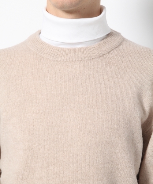 GLOBAL WORK（グローバルワーク）の「ストレッチブークレニットプルオーバー/767719（ニット/セーター・メンズ・ベージュ/ダークブラウン/ダークグレー/カーキ/グレー/ブルー/レッド/イエロー/ワインレッド・LARGE/X-LARGE/SMALL/MEDIUM）」の17枚目の写真