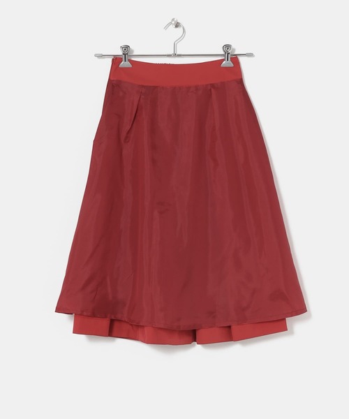 URBAN RESEARCH ROSSO WOMEN(アーバンリサーチ ロッソ)の「SILVERLIGHTS タフタタックスカート∴(スカート・レディース・ネイビー/キャメル/レッド・36/38)」の22枚目の写真