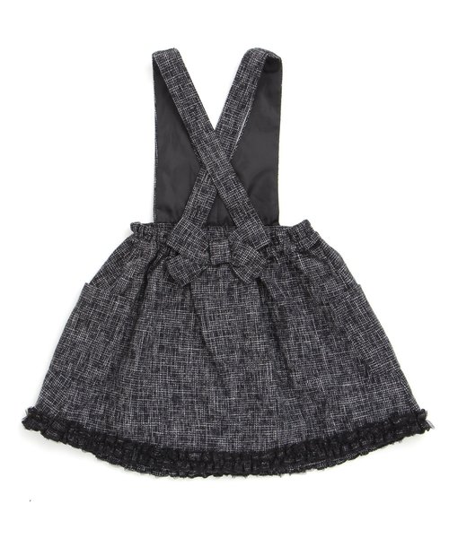 apres les cours(アプレレクール)の「おめかしジャンパースカート(ワンピース・キッズ・レッド/ブラック・100/120/80/90/140/110/130)」の6枚目の写真