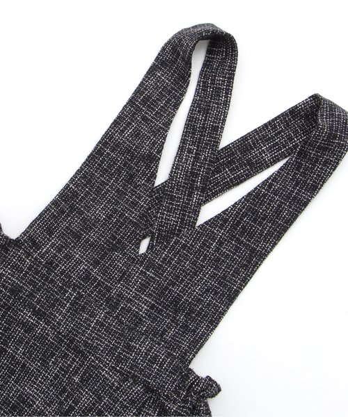 apres les cours(アプレレクール)の「おめかしジャンパースカート(ワンピース・キッズ・レッド/ブラック・100/120/80/90/140/110/130)」の8枚目の写真