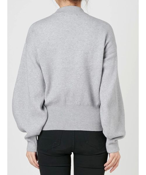 EMODA（エモダ）の「ミニマルパフニット（ニット/セーター・レディース・ホワイト/ブラック/グレー/ピンク・FREE）」の11枚目の写真