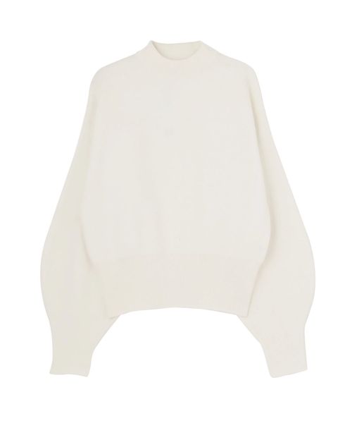 EMODA（エモダ）の「ミニマルパフニット（ニット/セーター・レディース・ホワイト/ブラック/グレー/ピンク・FREE）」の12枚目の写真