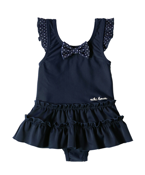 ドットリボン フリル ワンピース水着 水着 Miki House ミキハウス のファッション通販 Zozotown