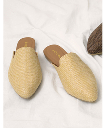 Re:EDIT | バブーシュ風ナチュラルスリッパ(その他シューズ)