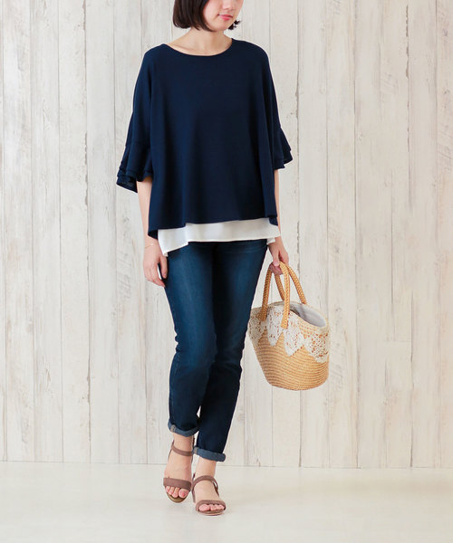 menue（メヌエ）の「3.5cmヒール ゴムストラップ 巻きヒールサンダル（サンダル・レディース・ネイビー/ブラック/スモークピンク/ブラウン系その他/その他/パイソン/ライトグレー/ガンメタ/ラベンダー/ブラック系その他/アッシュグレー/レオパード/その他1/ブラック系その他2/テラコッタ・3L/L/SS/S/LL/M）」の21枚目の写真