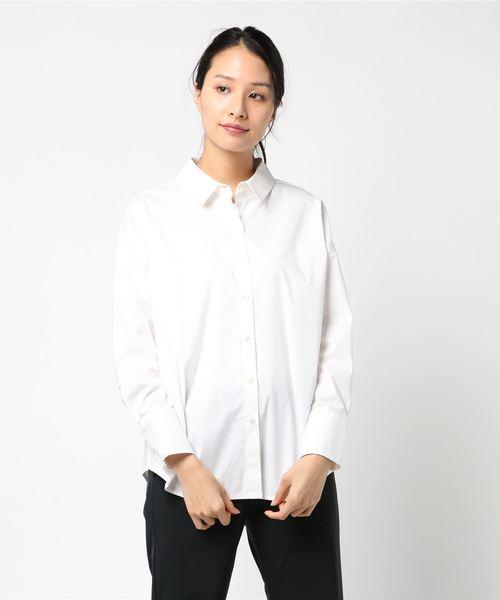 RIVE DROITE（リヴドロワ）の「バックタックシャツ（シャツ/ブラウス・レディース・ホワイト/ブルー・FREE）」の2枚目の写真