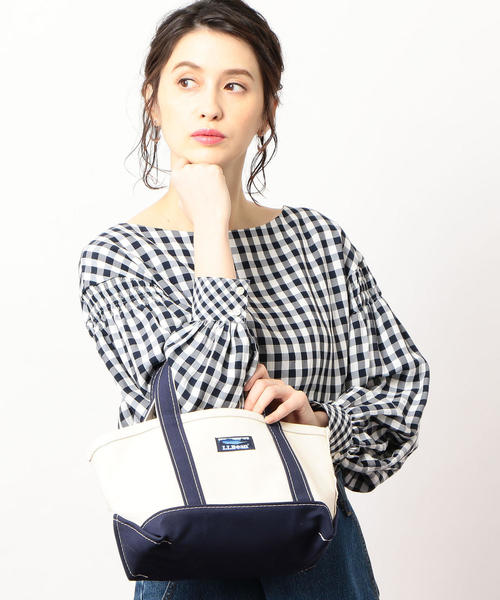 L.L.Bean（エルエルビーン）の「[別注]L.L.Bean×GLR SC トートバッグ XS（トートバッグ・レディース・ブラック/レッド/ケリー/ネイビー/その他1/コバルトブルー・FREE）」の9枚目の写真