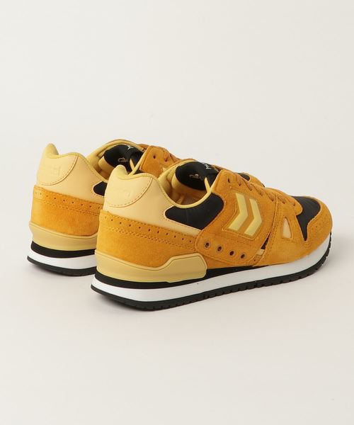 hummel（ヒュンメル）の「hummel/ヒュンメル MARATHONA/マラソナ（スニーカー・メンズ・ホワイト/マスタード/ネイビー・22.5cm/23cm/24cm/25cm/25.5cm/26.5cm/27cm/28cm）」の4枚目の写真
