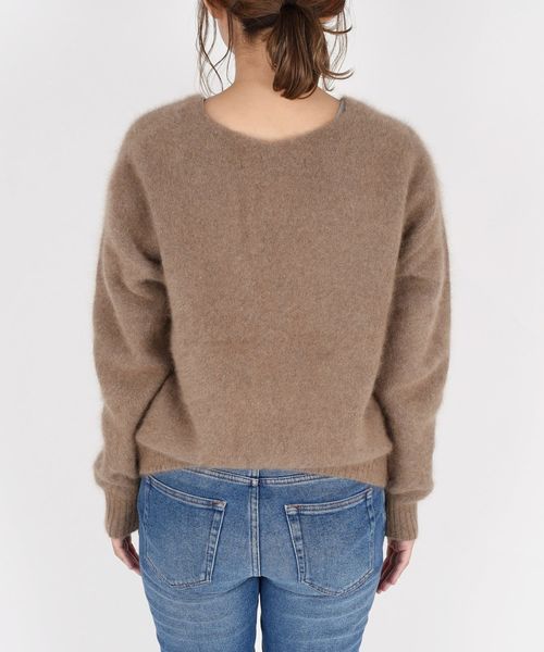 Khaju(カージュ)の「Khaju:Vネックベーシックカーディガン◇◇(カーディガン/ボレロ・レディース・ベージュ/ネイビー/レッド・ONE SIZE)」の9枚目の写真