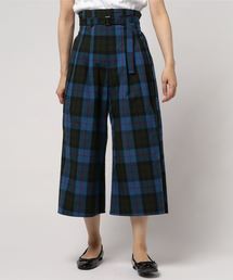 notch. | チェックワイドパンツ(その他パンツ)