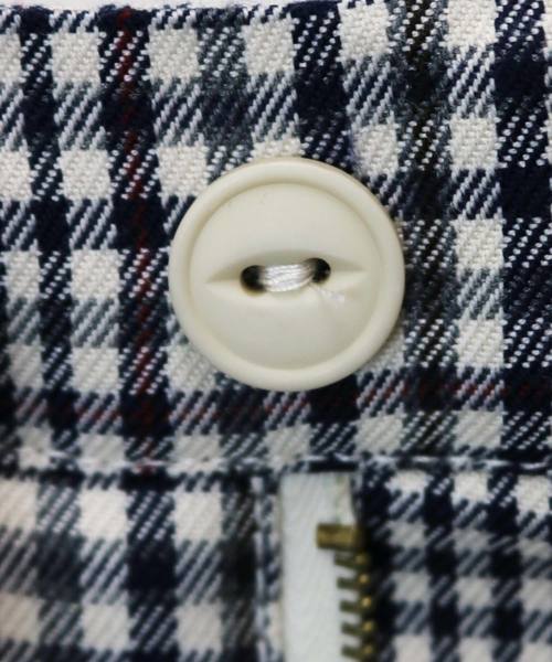 andme(アンドミー)の「ガンクラブチェックミモレ丈ベイカータイトスカート ウエストゴム(スカート・レディース・アイボリー/キャメル・M)」の13枚目の写真