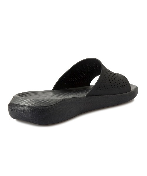 crocs(クロックス)の「crocs クロックス LiteRide Slide 205183-0DD Black/SlateGrey(サンダル・メンズ・ブラック・28.0cm/26.0cm/23.0cm/24.0cm/25.0cm/27.0cm/29.0cm/22.0cm)」の2枚目の写真