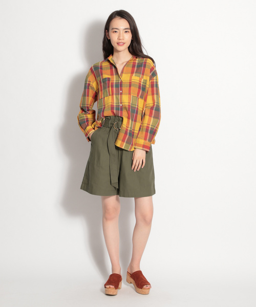 niko and...(ニコアンド)の「ベルト付きイージーショートパンツ(その他パンツ・レディース・ブラック/ベージュ/カーキ・MEDIUM/LARGE)」の6枚目の写真