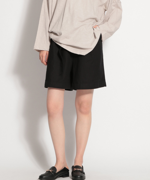 niko and...(ニコアンド)の「ベルト付きイージーショートパンツ(その他パンツ・レディース・ブラック/ベージュ/カーキ・MEDIUM/LARGE)」の7枚目の写真