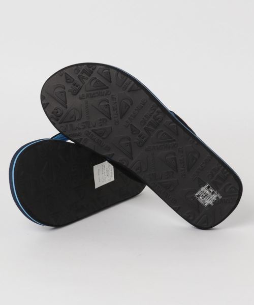 Quiksilver(クイックシルバー)の「ビーチサンダル QUIKSILVER MOLOKAI LAYBAC AQYL100784(サンダル・メンズ・ブラック/イエロー・26.0cm/27.0cm/28.0cm)」の4枚目の写真