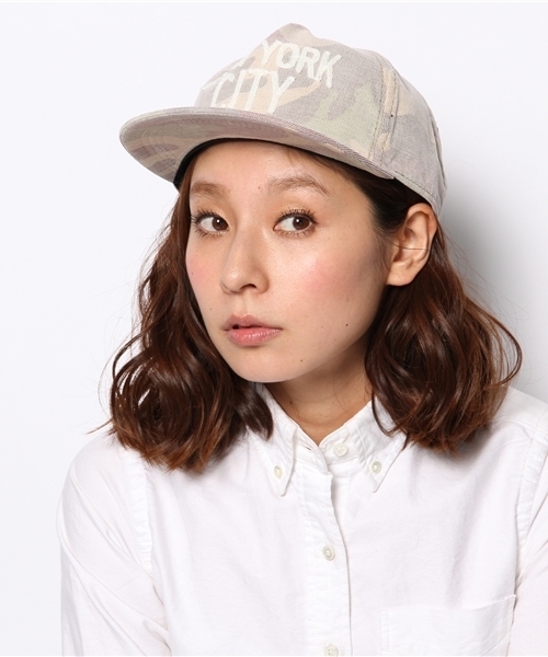 CIAOPANIC（チャオパニック）の「【Ciaopanic】　CORDBBCAP（キャップ・レディース・ブラウン/ホワイト系その他・FREE）」の6枚目の写真