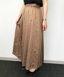 A/C DESIGN BY ALPHA CUBIC | ロングギャザースカート(スカート)