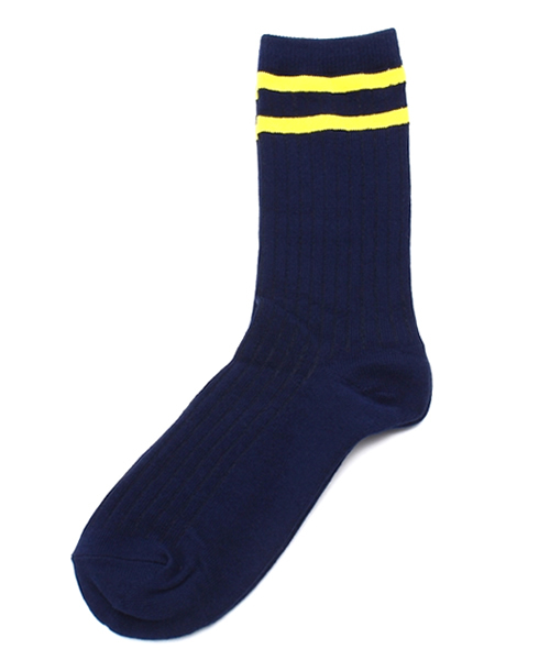 Another Edition(アナザーエディション)の「AE SKATER SKS Я(ソックス/靴下・レディース・ホワイト/レッド/ネイビー・フリー)」の1枚目の写真