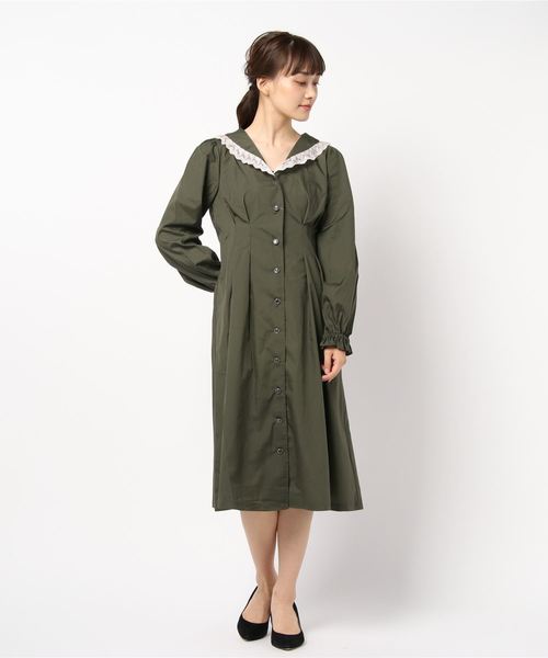 axes femme（アクシーズファム）の「後ろレースアップワンピース