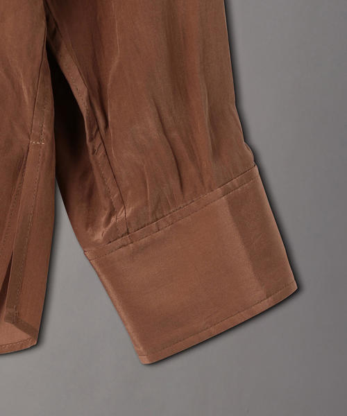 6（ロク）の「＜6(ROKU)＞FRINGE SHIRT/シャツ（シャツ/ブラウス  