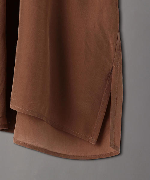 6（ロク）の「＜6(ROKU)＞FRINGE SHIRT/シャツ（シャツ/ブラウス  