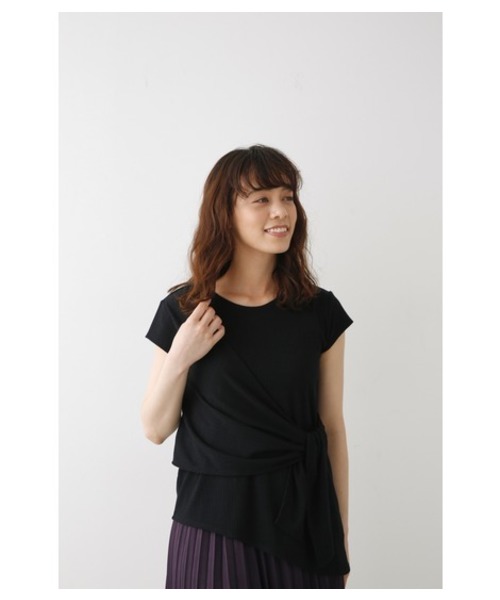 フロントノットトップス Tシャツ カットソー Avan Lily アヴァンリリィ のファッション通販 Zozotown