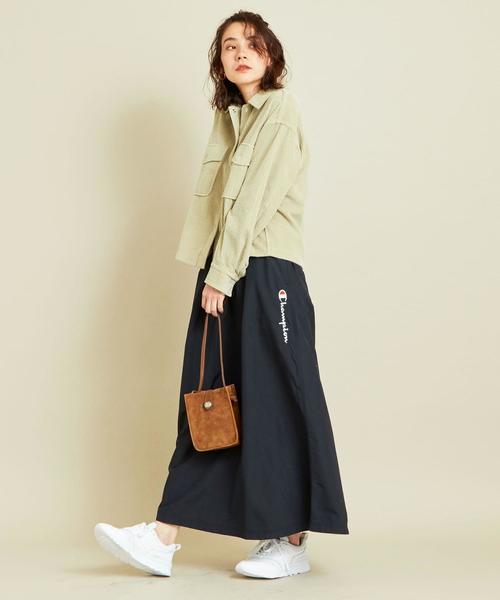 BEAUTY&YOUTH UNITED ARROWS（ビューティーアンドユースユナイテッドアローズ）の「BY コーデュロイシャツジャケット -ウォッシャブル-о（シャツ/ブラウス・レディース・オフホワイト/ライラック/ライム・FREE）」の10枚目の写真