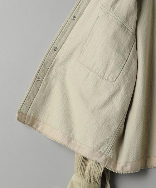 BEAUTY&YOUTH UNITED ARROWS（ビューティーアンドユースユナイテッドアローズ）の「BY コーデュロイシャツジャケット -ウォッシャブル-о（シャツ/ブラウス・レディース・オフホワイト/ライラック/ライム・FREE）」の4枚目の写真