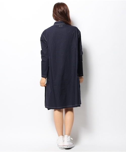 BEAMS BOY(ビームスボーイ)の「◎BEAMS BOY / ダンプ メディカル ワンピース(ワンピース・レディース・ベージュ/ネイビー・ONE SIZE)」の5枚目の写真