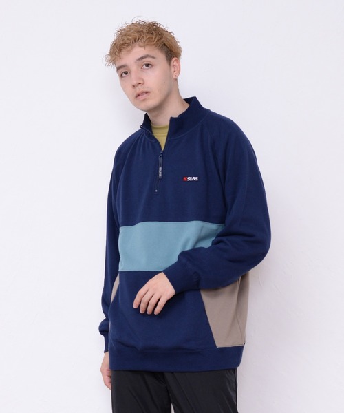 SILAS（サイラス）の「HALF ZIP YOKE COLOR CHANGING