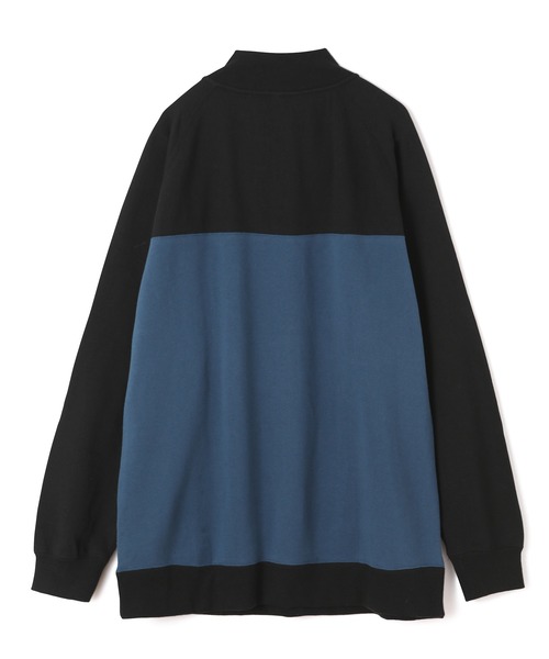 【希少サイズ❗️】stone  スウェット　黒 2XL ほぼ未使用❗️ SILAS（サイラス）の「HALF ZIP YOKE COLOR CHANGING