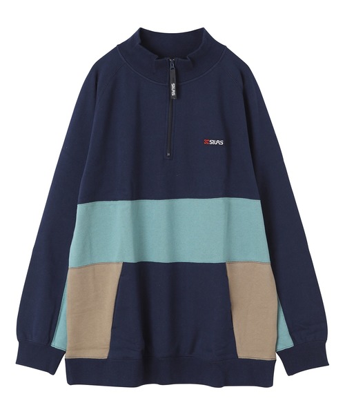 SILAS（サイラス）の「HALF ZIP YOKE COLOR CHANGING