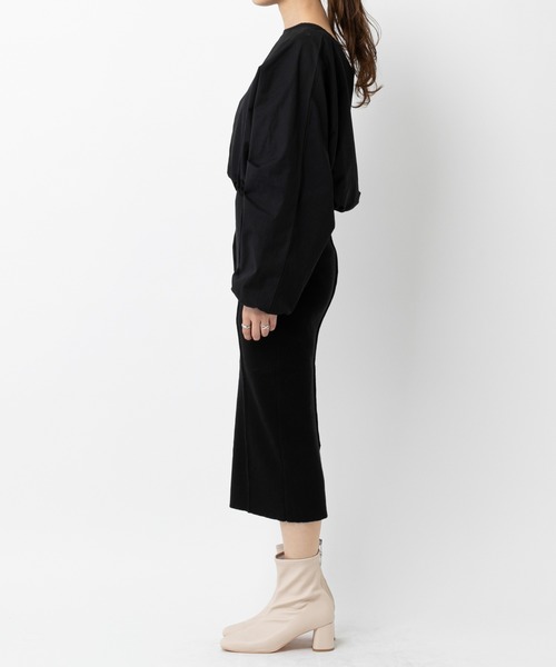 mystic（ミスティック）の「バルーンプルオーバーセットワンピース /セットアップ（ワンピース・レディース・グレー/ブラック/ベージュ・FREE）」の5枚目の写真