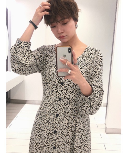 Spot レオパード スポット タック Op Tucked タック Leopard ワンピース ワンピース Sly スライ のファッション Spot Tucked セール Spot レオパード スポット タック Op Tucked タック Leopard ワンピース ワンピース Sly スライ のファッション Spot Tucked セール
